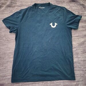 True Religion‎ Graphic Logo T-Shirt Short Sleeve Crew Neck Tee Medium